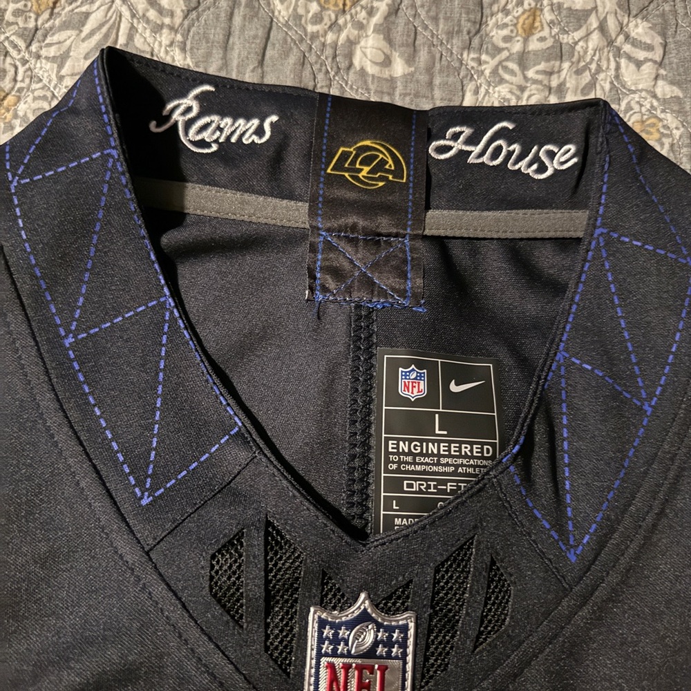 Devante Adams Los Angeles Rams Stitched Jersey Size Large - Picture 4 of 5